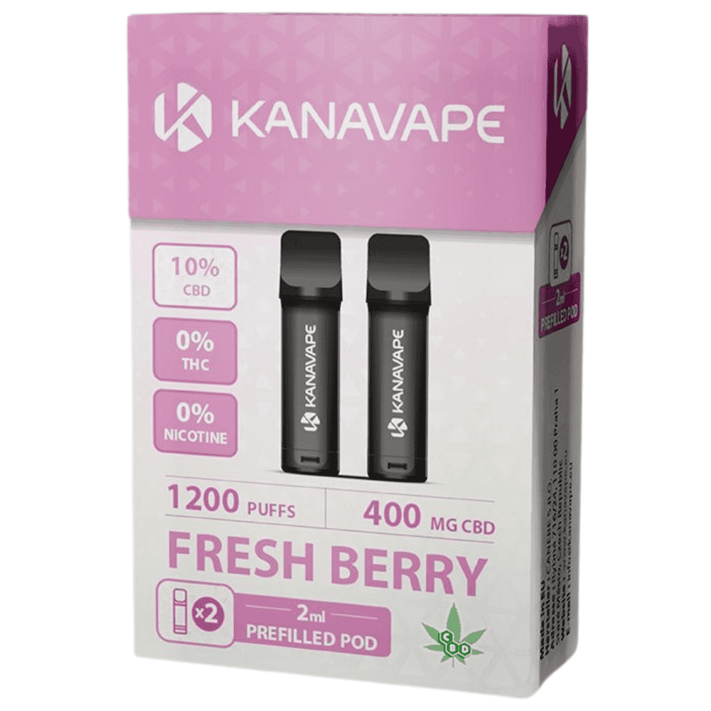 Kanavape CBD Pod 10% 400mg (2 Stück) - verschiedene Sorten
