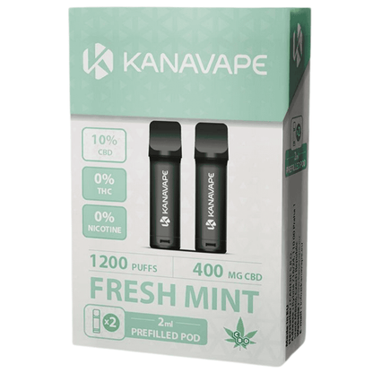 Kanavape CBD Pod 10% 400mg (2 Stück) - verschiedene Sorten