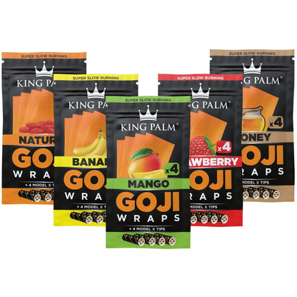 King Palm Goji Wraps + Tips (4 Stück)