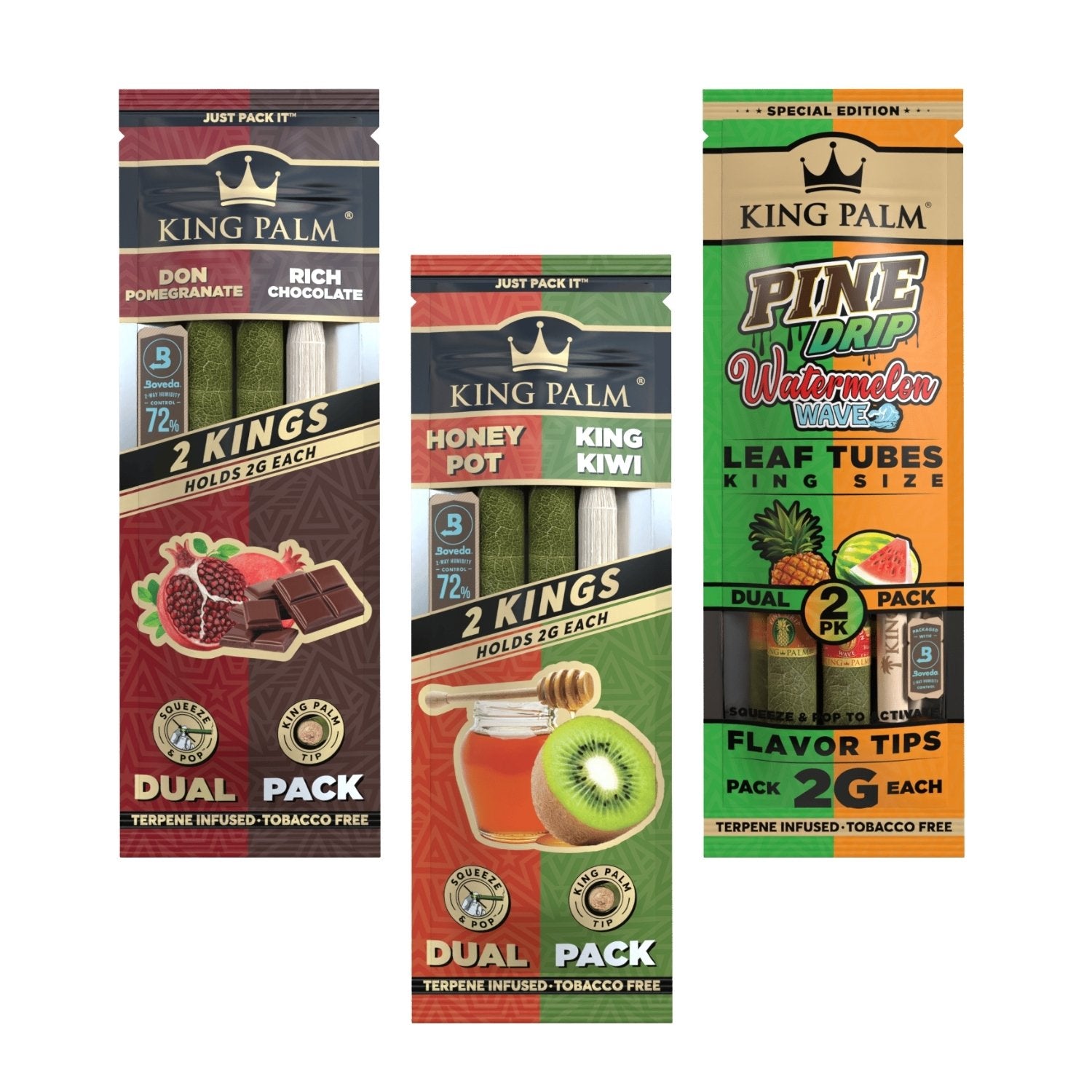 King Palm King Size (2 Stück) - Flavored