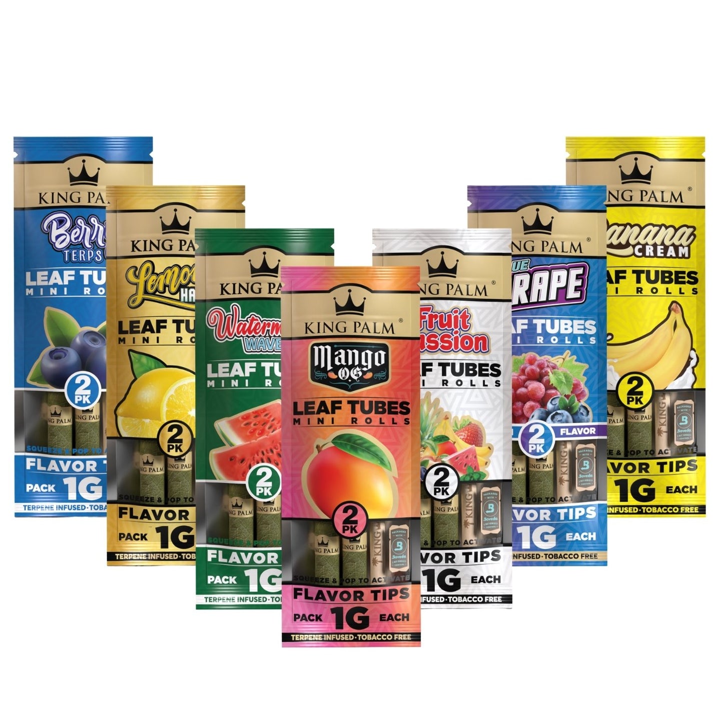 King Palm Mini Rolls (1 g) - Flavored