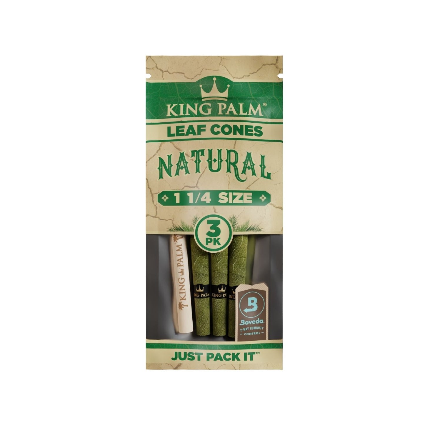 King Palm PreRolled Palm Cones (3 Stück) - Natural