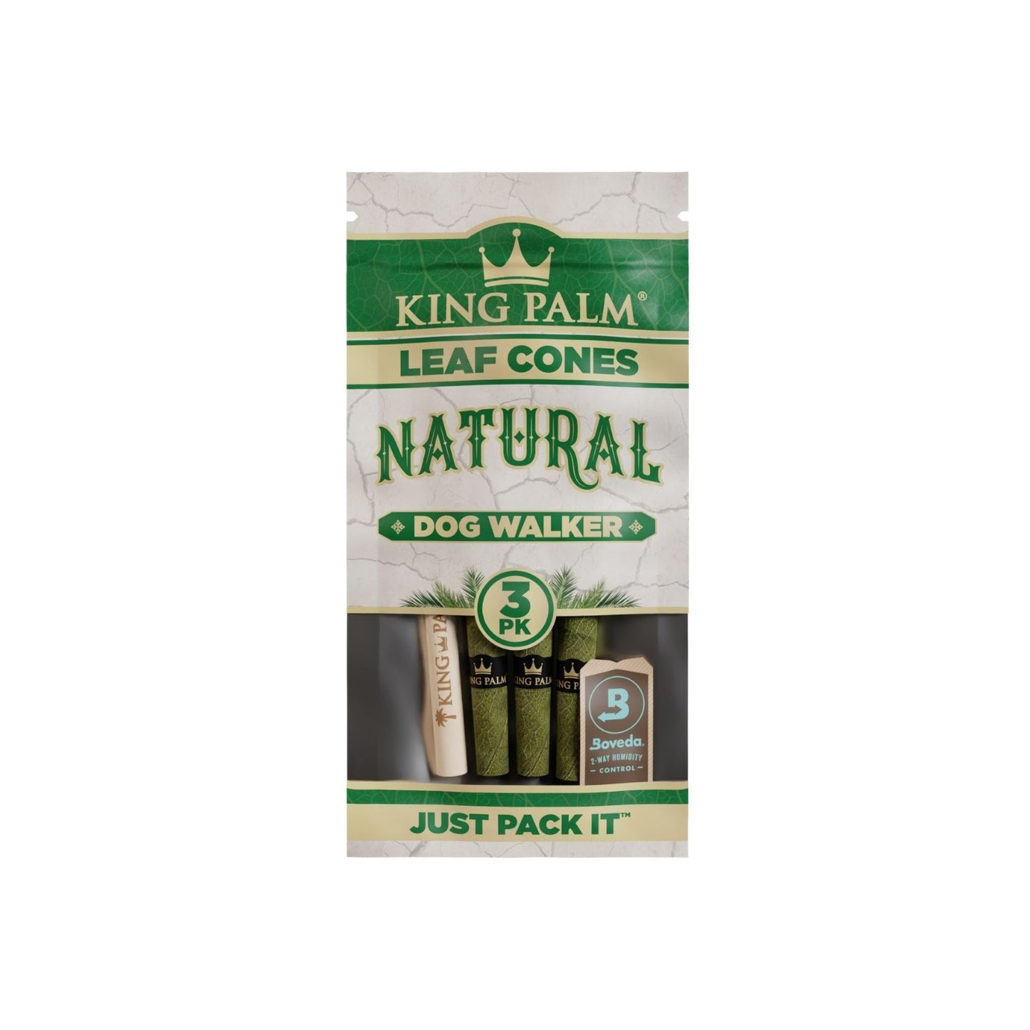 King Palm PreRolled Palm Cones (3 Stück) - Natural