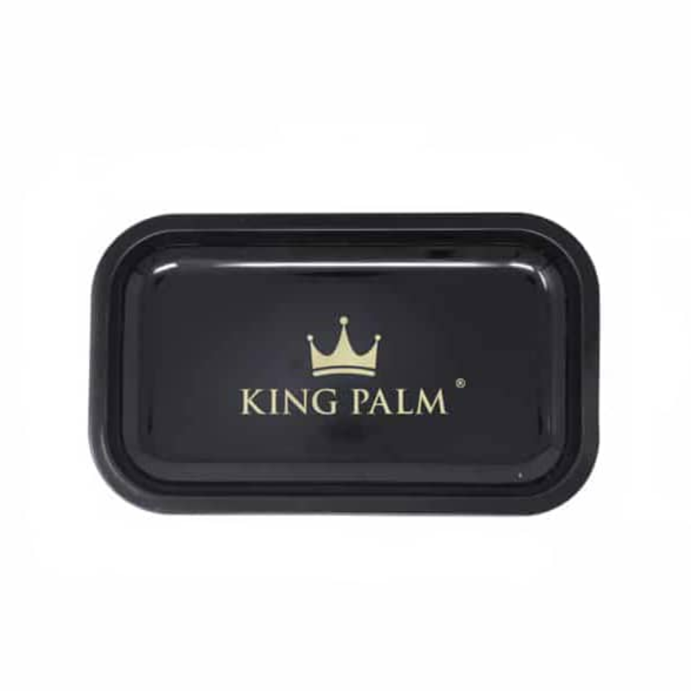 King Palm Rolling Tray Black 27 x 17cm