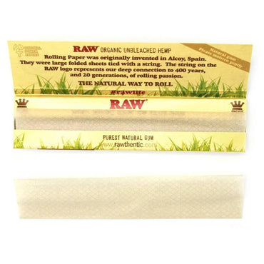 RAW Organic Hemp King Size Slim Papers