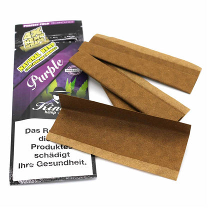 Kingpin Hemp Wraps Purple - 4x