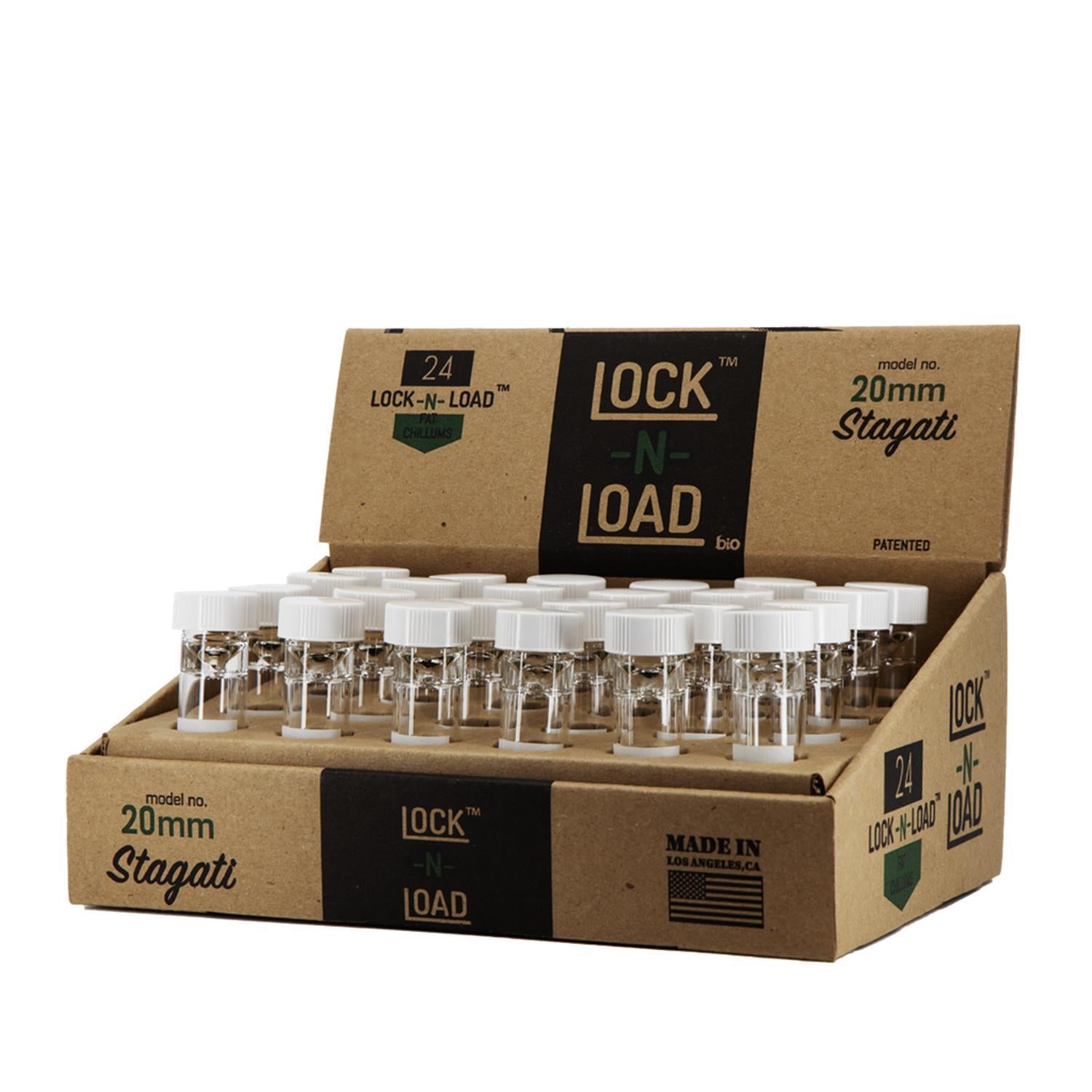 LOCK N LOAD 20 mm STAGATI Hand-Glaspfeife