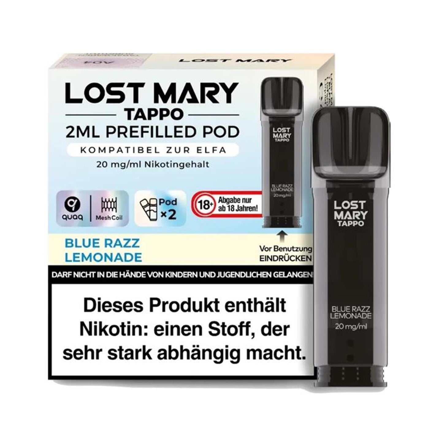 Lost Mary Tappo Pod 2er Pack 20mg/ml - verschiedene Sorten