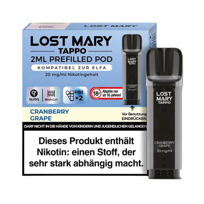 Lost Mary Tappo Pod 2er Pack 20mg/ml - verschiedene Sorten