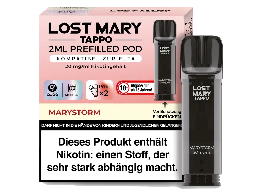 Lost Mary Tappo Pod 2er Pack 20mg/ml - verschiedene Sorten
