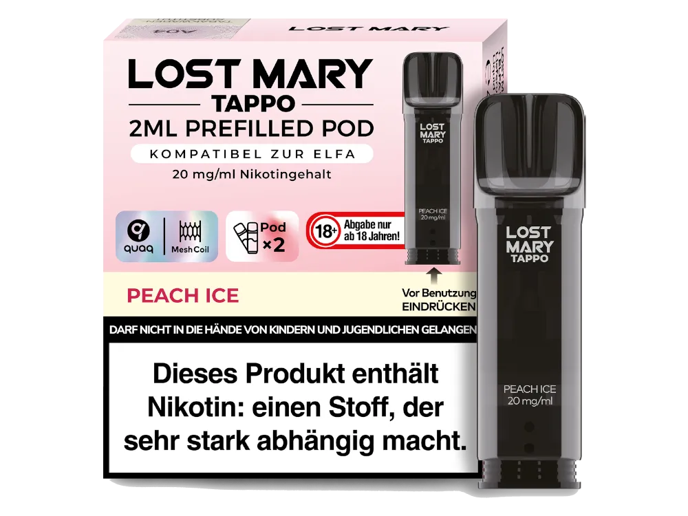 Lost Mary Tappo Pod 2er Pack 20mg/ml - verschiedene Sorten