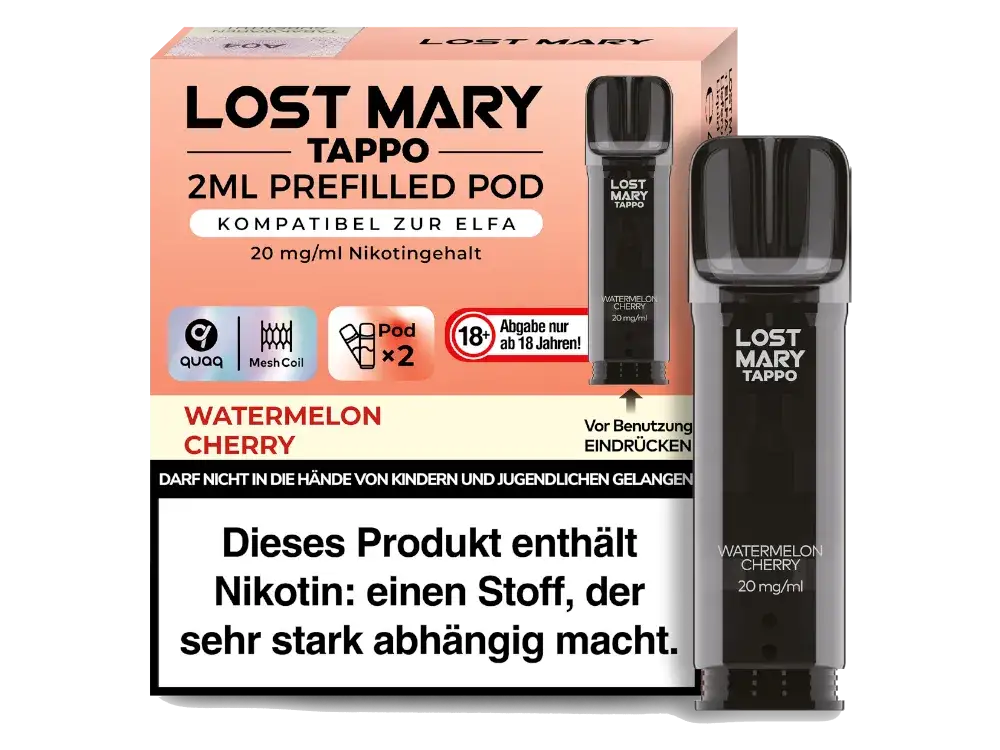 Lost Mary Tappo Pod 2er Pack 20mg/ml - verschiedene Sorten