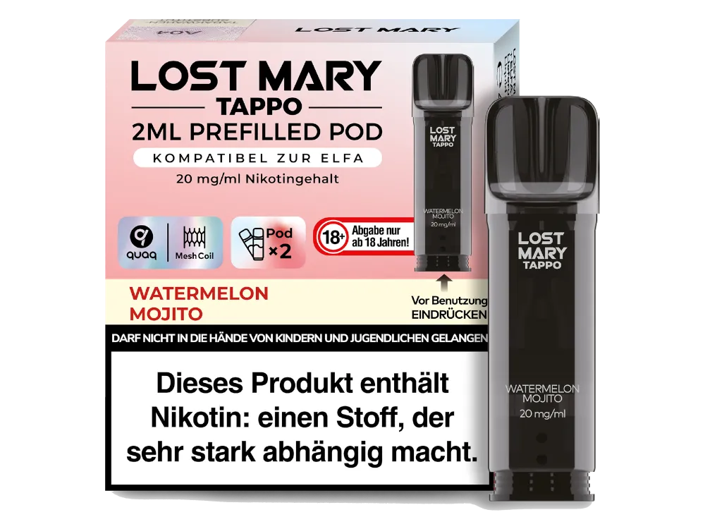 Lost Mary Tappo Pod 2er Pack 20mg/ml - verschiedene Sorten
