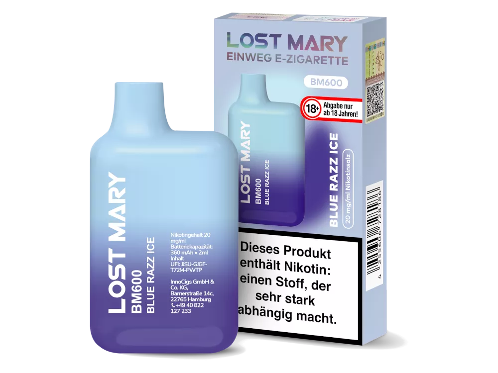 Lost Mary BM600 20mg/ml Nikotin - verschiedene Sorten