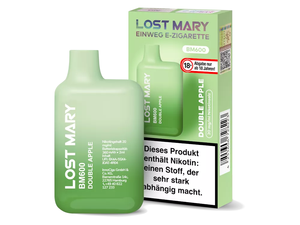 Lost Mary BM600 20mg/ml Nikotin - verschiedene Sorten