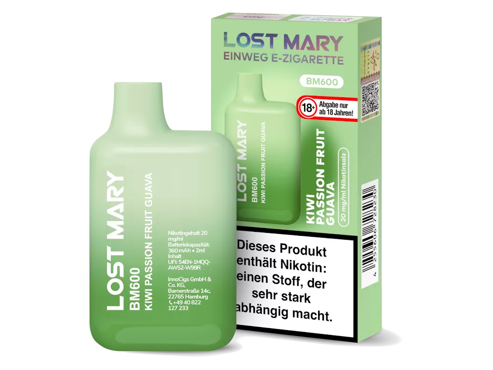 Lost Mary BM600 20mg/ml Nikotin - verschiedene Sorten