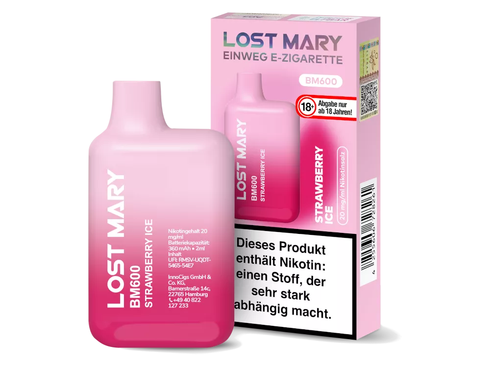 Lost Mary BM600 20mg/ml Nikotin - verschiedene Sorten