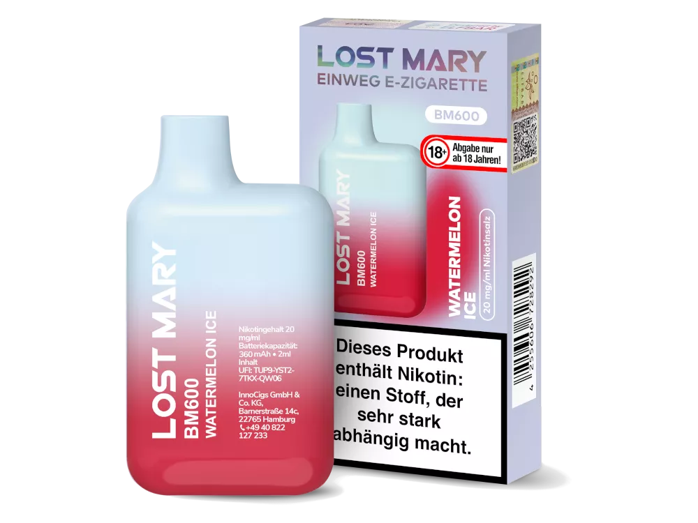 Lost Mary BM600 20mg/ml Nikotin - verschiedene Sorten