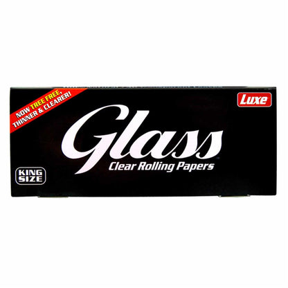 Luxe Glass Papers King Size Clear - 40 durchsichtige Papers