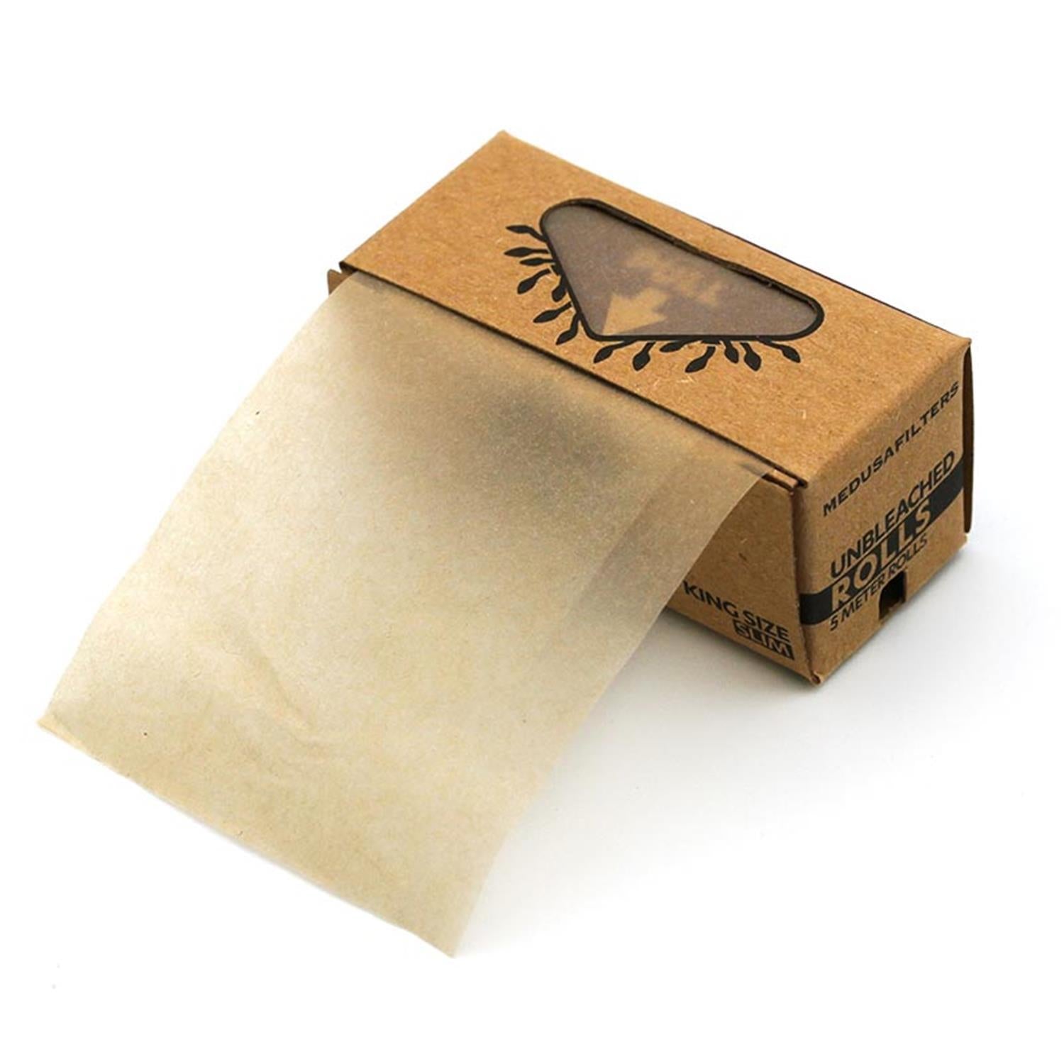 Medusafilters Paper Rolls unbleached 5m x 4cm