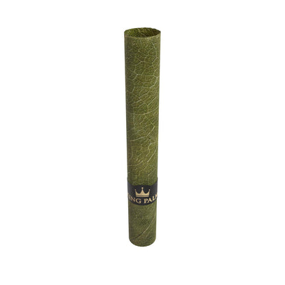 King Palm XL Real Leaf Tube Natural – einzelnes Blattröhrchen mit sichtbarer Blattstruktur und King Palm Banderole
