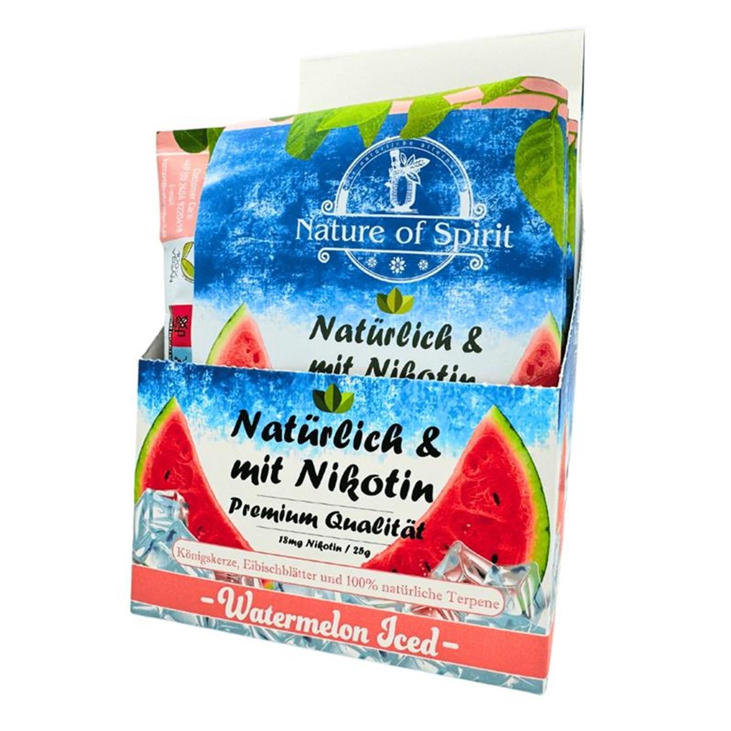 Nature of Spirit Watermelon 25 g - mit Nikotin (18mg/25g)