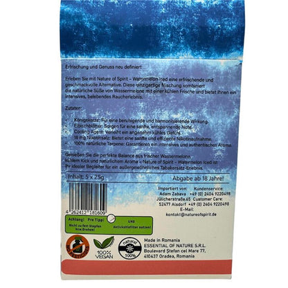 Nature of Spirit Watermelon 25 g - mit Nikotin (18mg/25g)