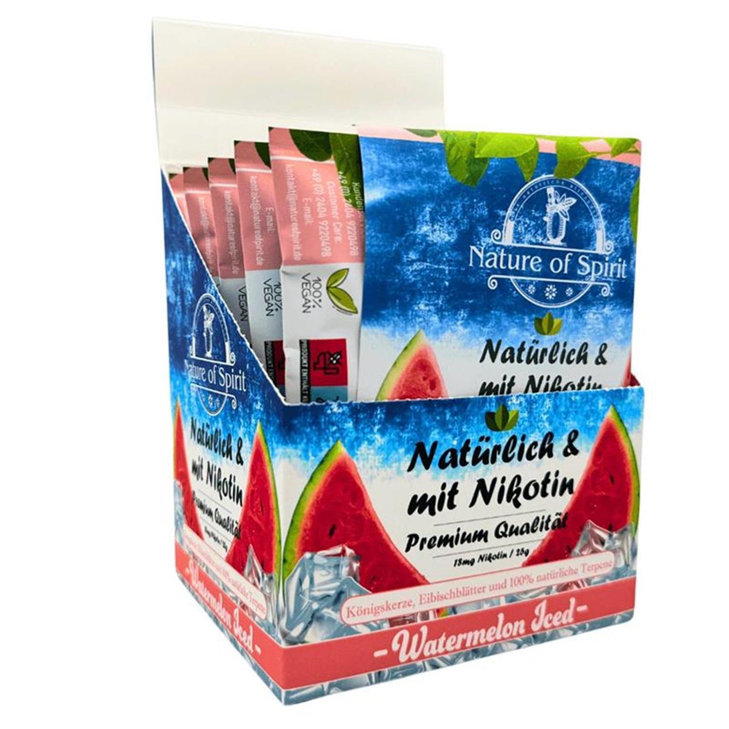 Nature of Spirit Watermelon 25 g - mit Nikotin (18mg/25g)