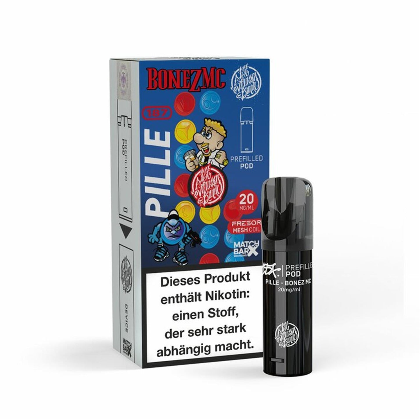 187 Pod 20mg/ml - verschiedene Sorten