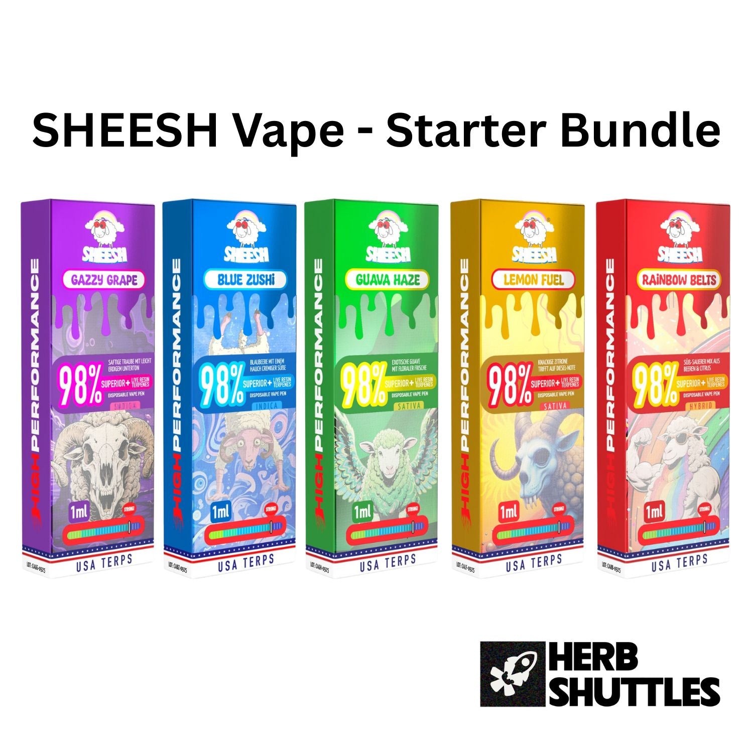 Superior Blend Herb Shuttles Superior Blend Herb Shuttles