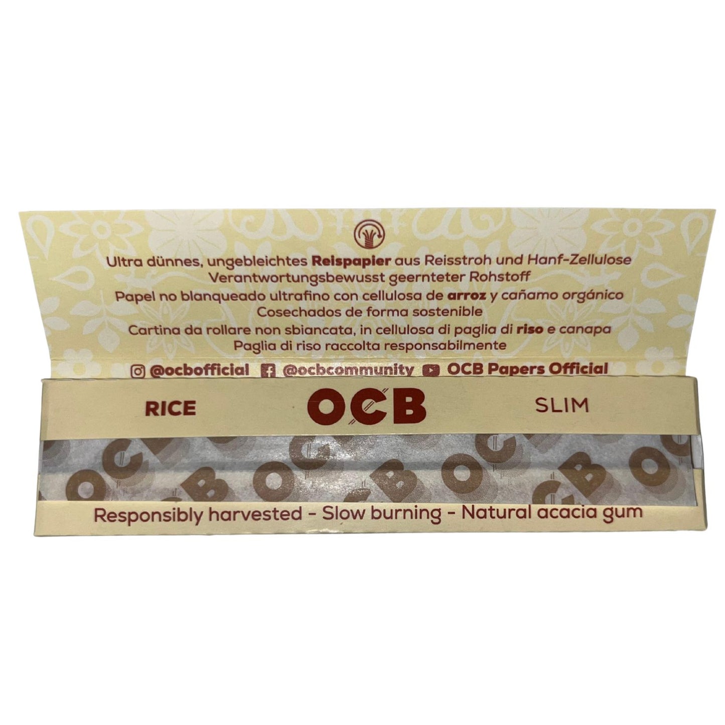 OCB King Size Slim Papers Reis
