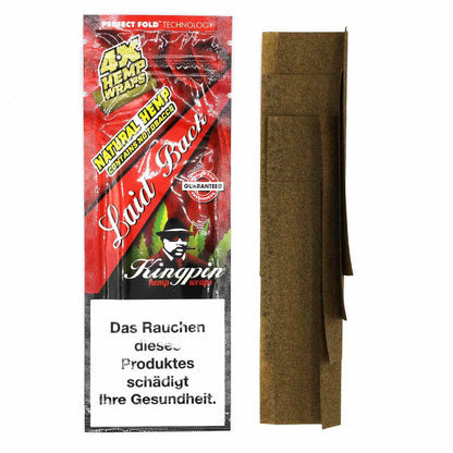 Kingpin Hemp Wraps Laid Back - 4x