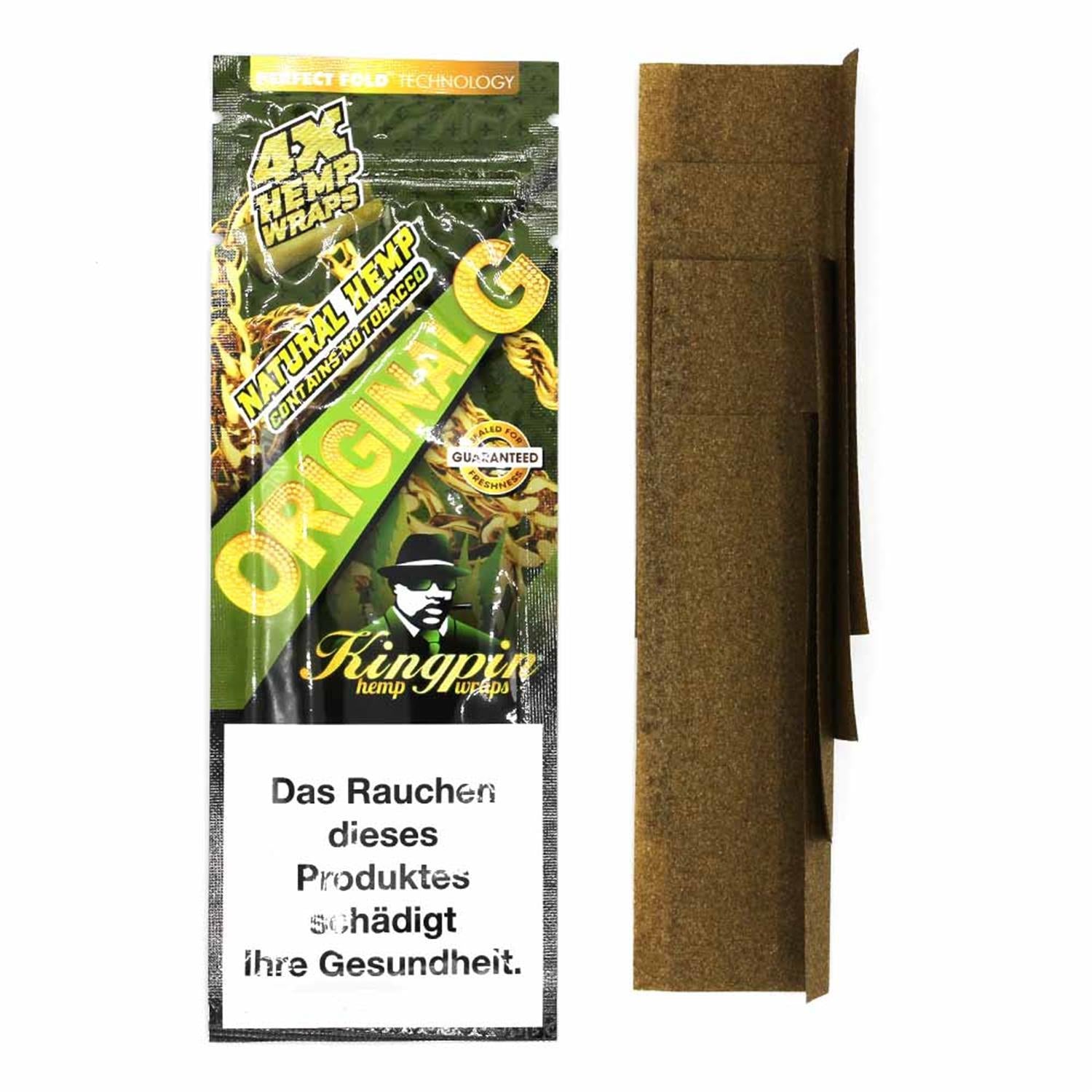 Kingpin Hemp Wraps Original G - 4x