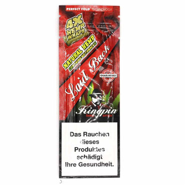 Kingpin Hemp Wraps Laid Back - 4x