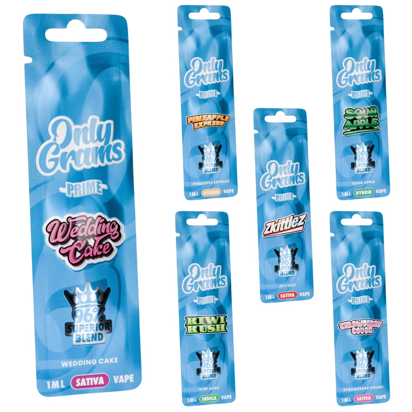 OnlyGrams Prime US Line 96% Einweg Vape