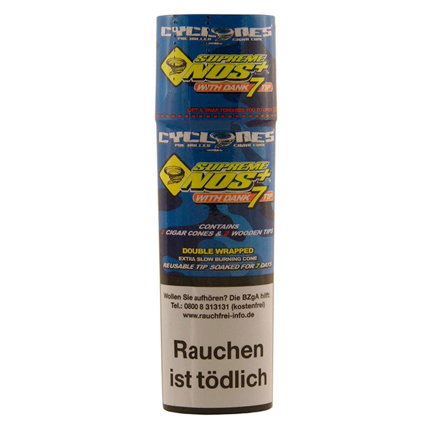 Cyclones Blunts 'Supreme NOS' Xtra Slo mit Dank7Tip Pre-Rolled