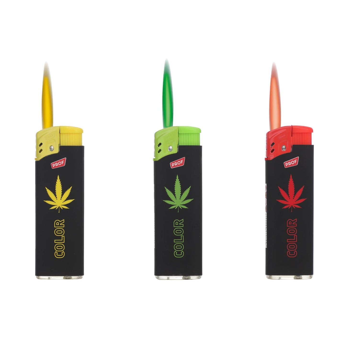 Prof Feuerzeug Leaves Colorflame Flamy