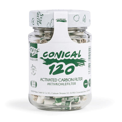 PURIZE Aktivkohlefilter Conical - konische Aktivkohlefilter (120 Stück)