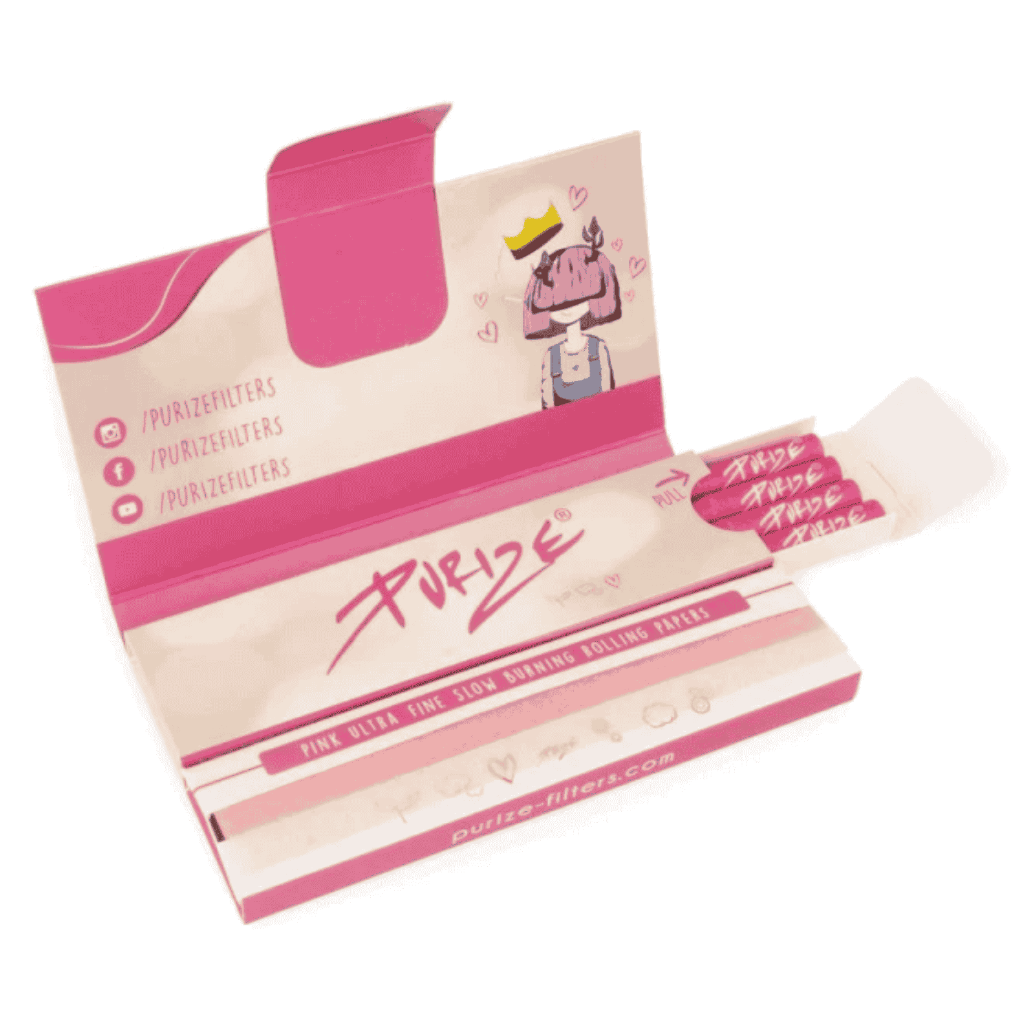 PURIZE Papesn Tips (Green/Pink)