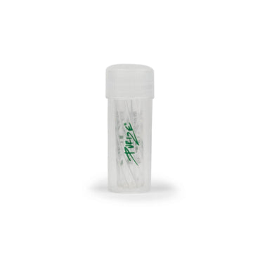 PURIZE Spiralfilter aus Glas im transparenten Döschen, wiederverwendbarer Glasfilter mit grünem PURIZE Logo