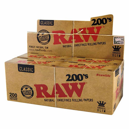 RAW Classic 200 King Size Slim Papers