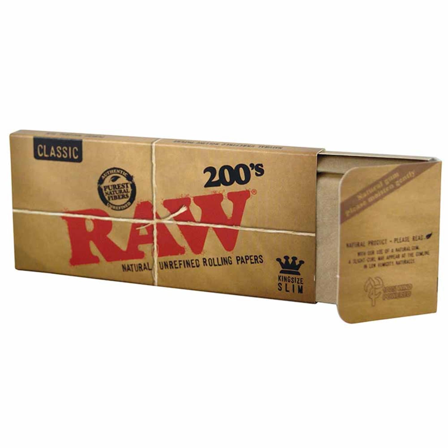 RAW Classic 200 King Size Slim Papers