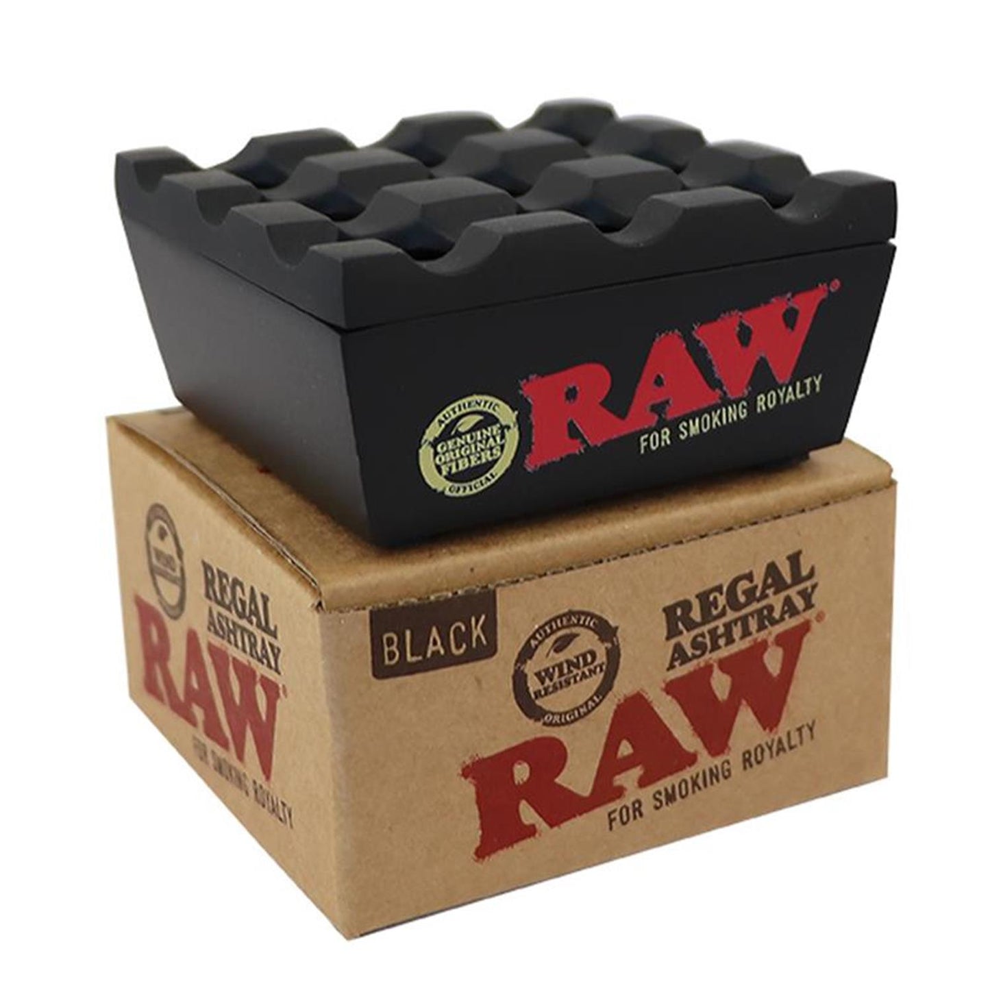 RAW Aschenbecher Metall Black - Regal Ashtray