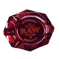 RAW Ruby Red Glas Aschenbecher