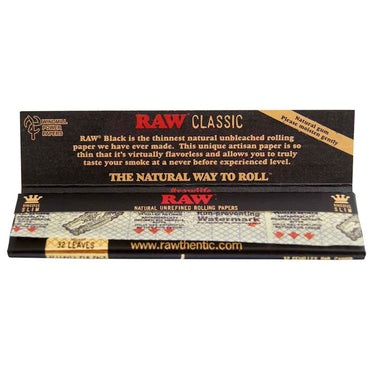 RAW Black Papers King Size Slim