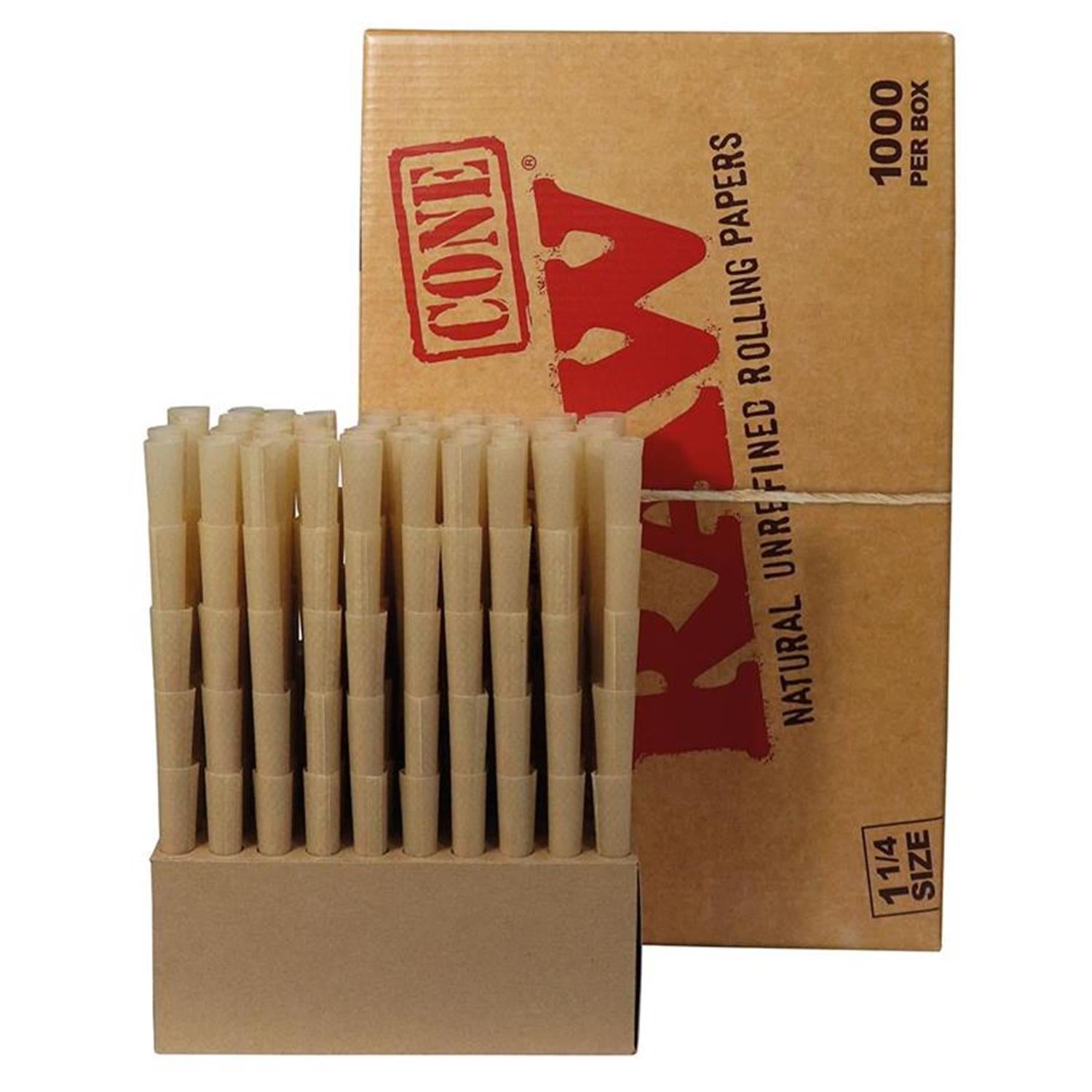 RAW Pre Rolled Cones 1 1/4 1000er Pack