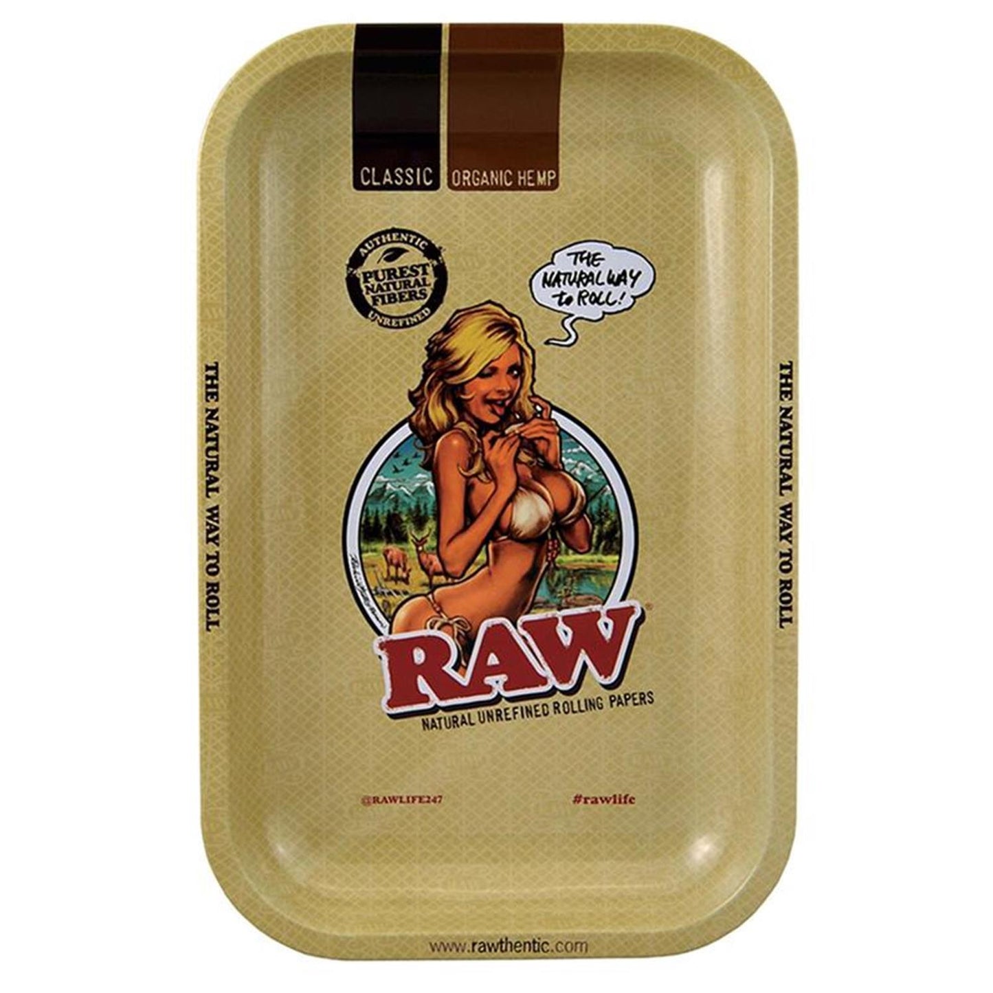 RAW Girl Rolling Tray Small 27,5 x 17,5 cm
