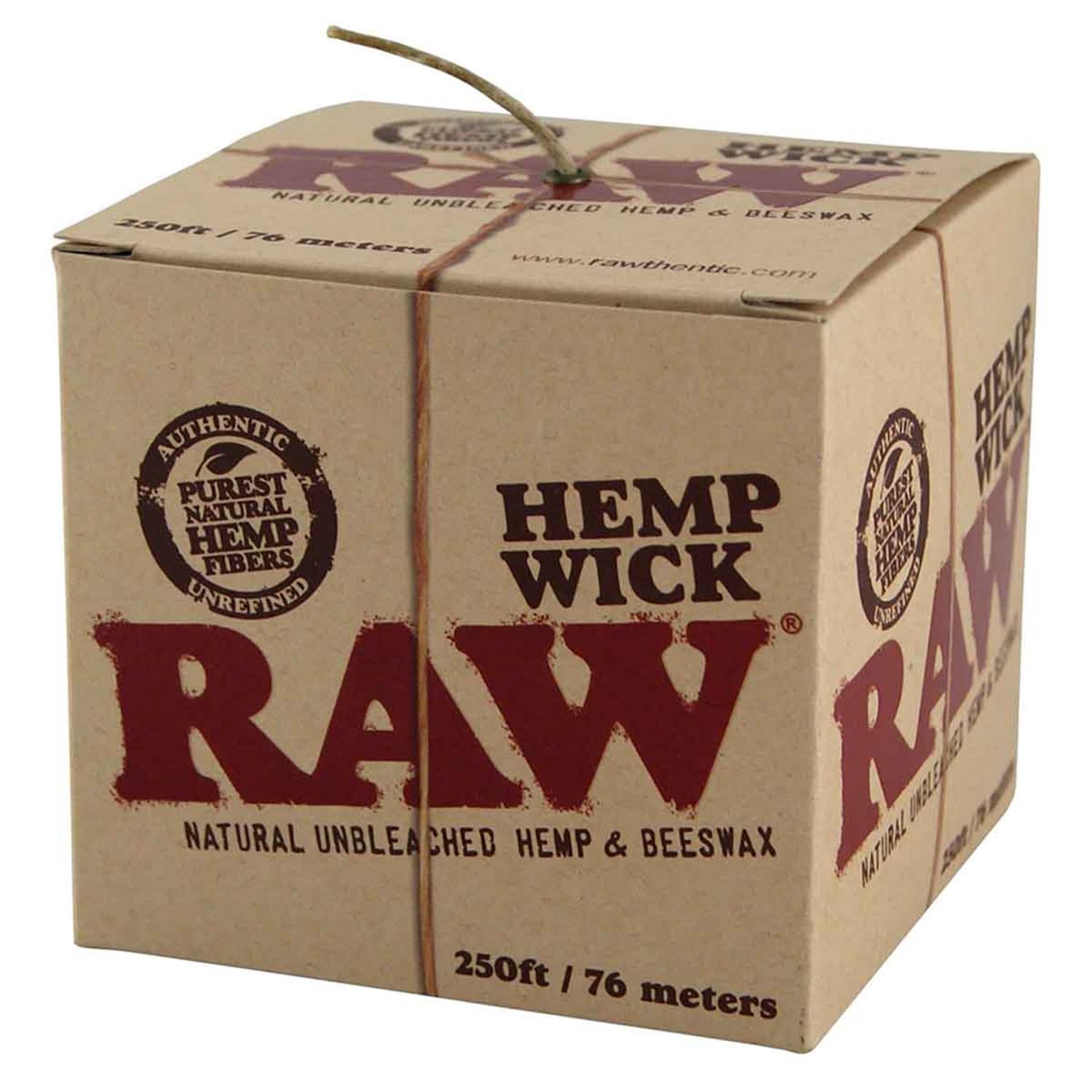 RAW Hemp Wick 76 Meter
