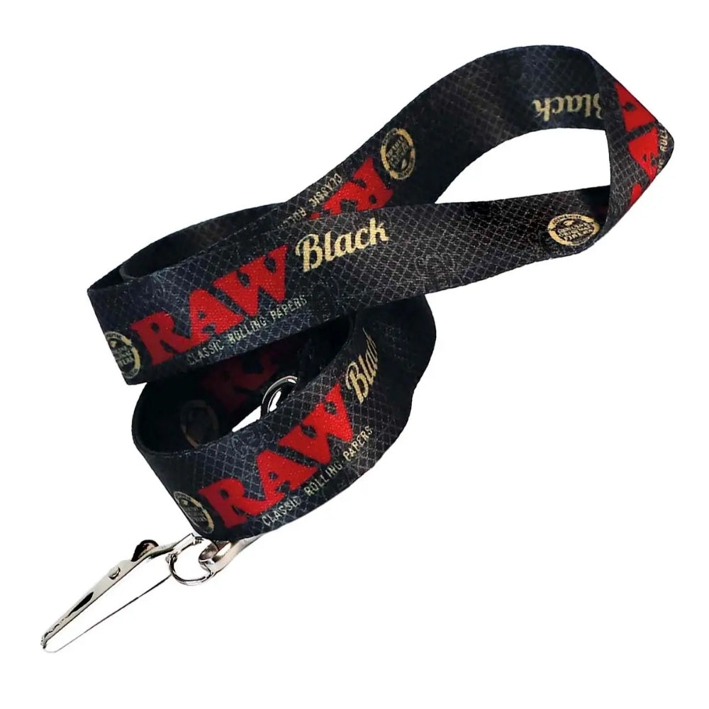 RAW Lanyard Schlüsselband - Black