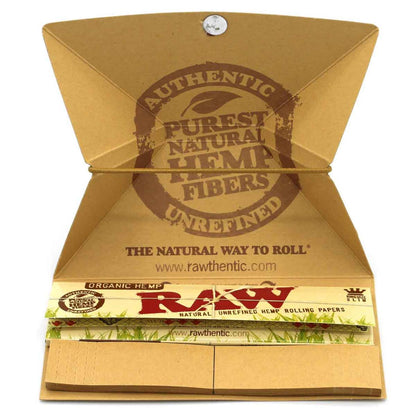 RAW Artesano Organic King Size Slim 32 Blättchen + 32 Tips + Bauunterlage